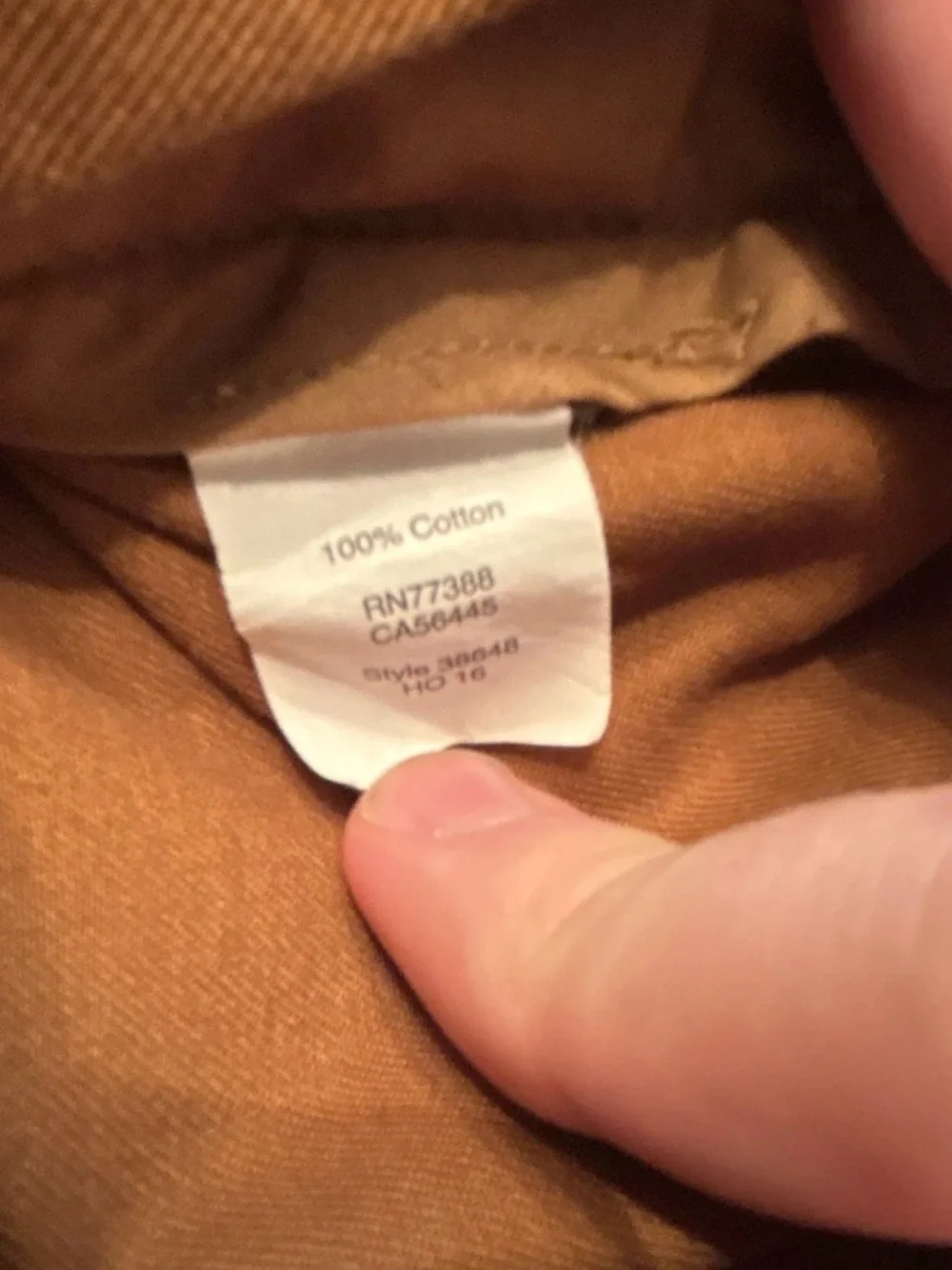 J. Crew Men's Chino Pants in Camel/Tan
